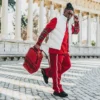 Mochila con motivo de billetes (DLXV)