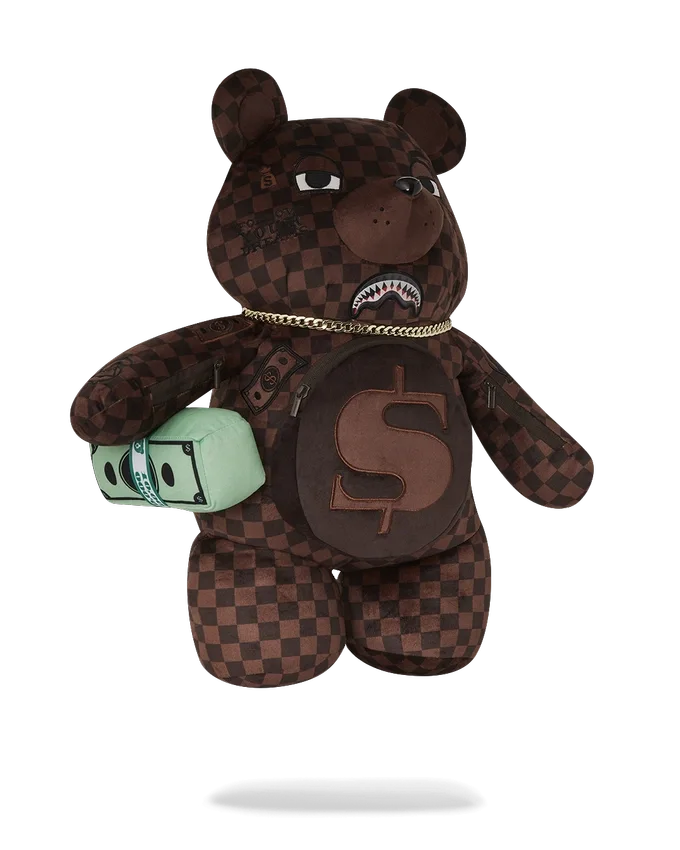 Mochila con osito de peluche Moneybear con efectos lenticulares