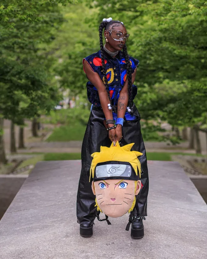 Mochila con retrato de Naruto