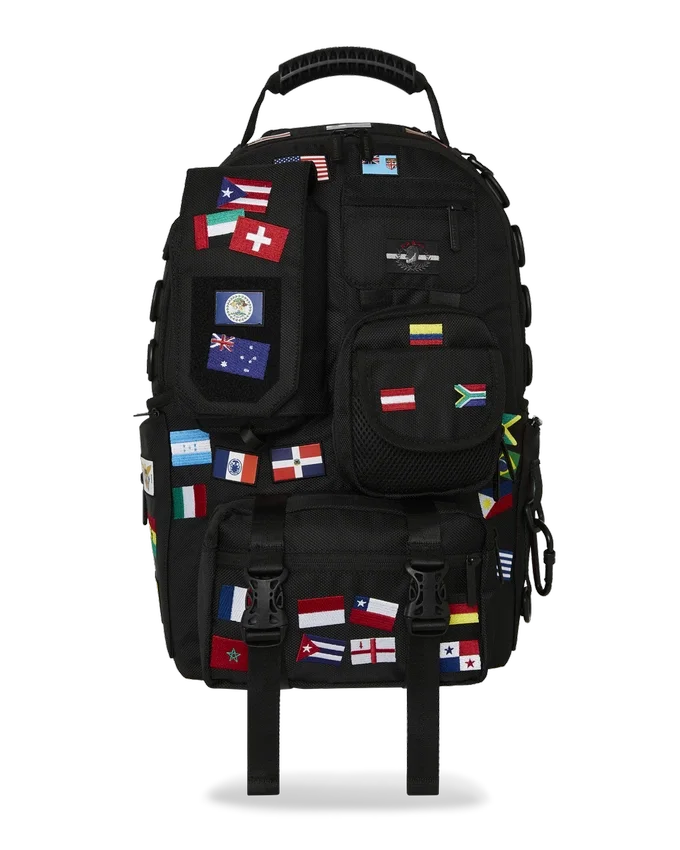 Mochila de carga JAMES FIRST CLASS GLOBAL FLAGS SPECIAL OPS
