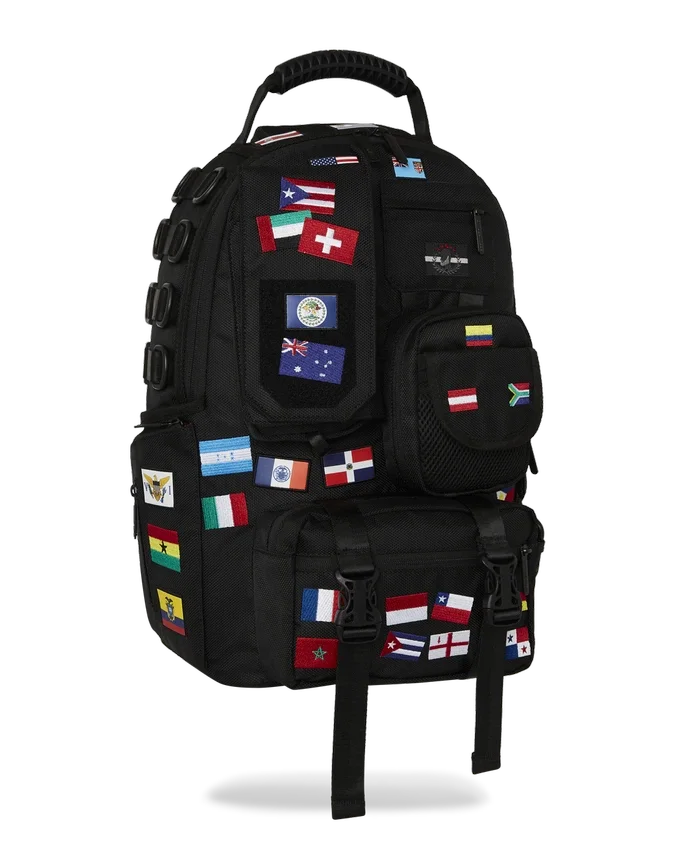 Mochila de carga JAMES FIRST CLASS GLOBAL FLAGS SPECIAL OPS