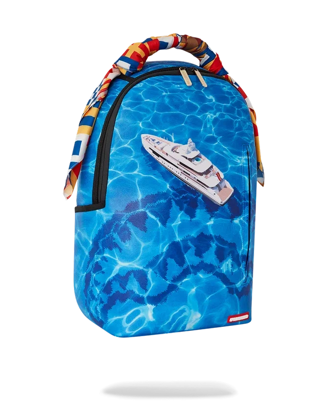 Mochila de escapada en aguas profundas con bufanda desmontable