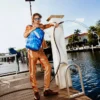 Mochila de escapada en aguas profundas con bufanda desmontable