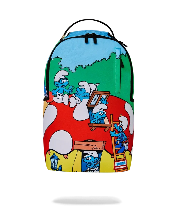 Mochila de los Pitufos: Pueblo de las Setas