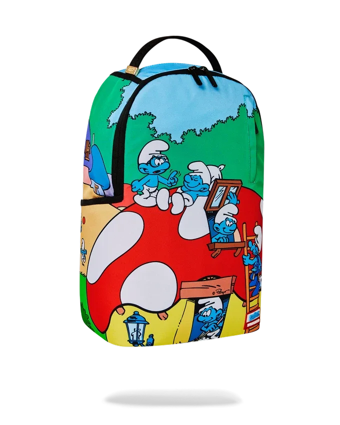 Mochila de los Pitufos: Pueblo de las Setas