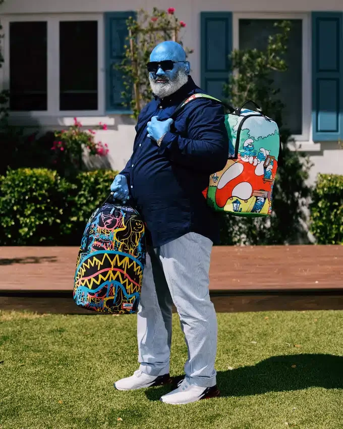 Mochila de los Pitufos: Pueblo de las Setas