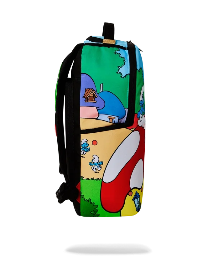 Mochila de los Pitufos: Pueblo de las Setas