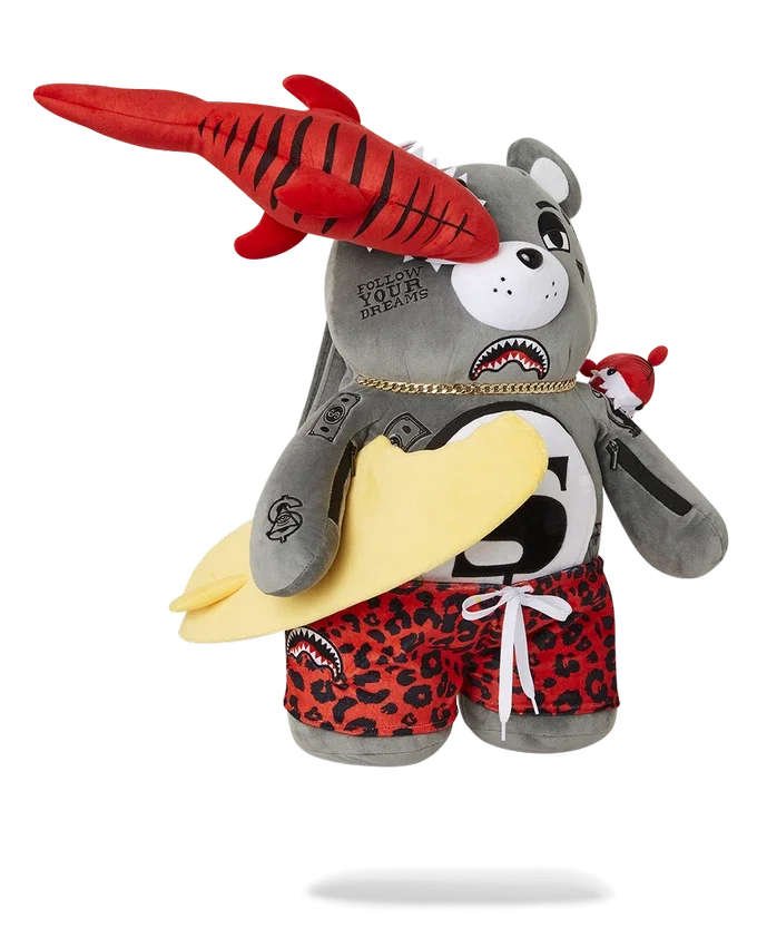 Mochila de osito de peluche Moneybear de Shark Friends