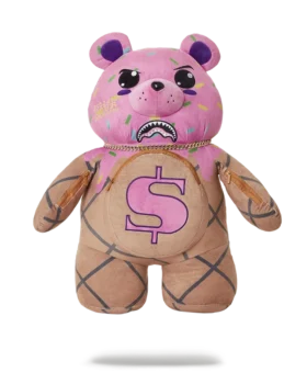 Mochila de osito de peluche Moneybear «I SCREAM»