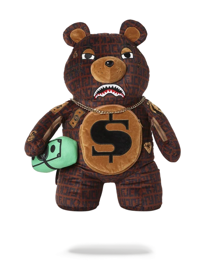 Mochila de osito de peluche «Moneybear» ofendido