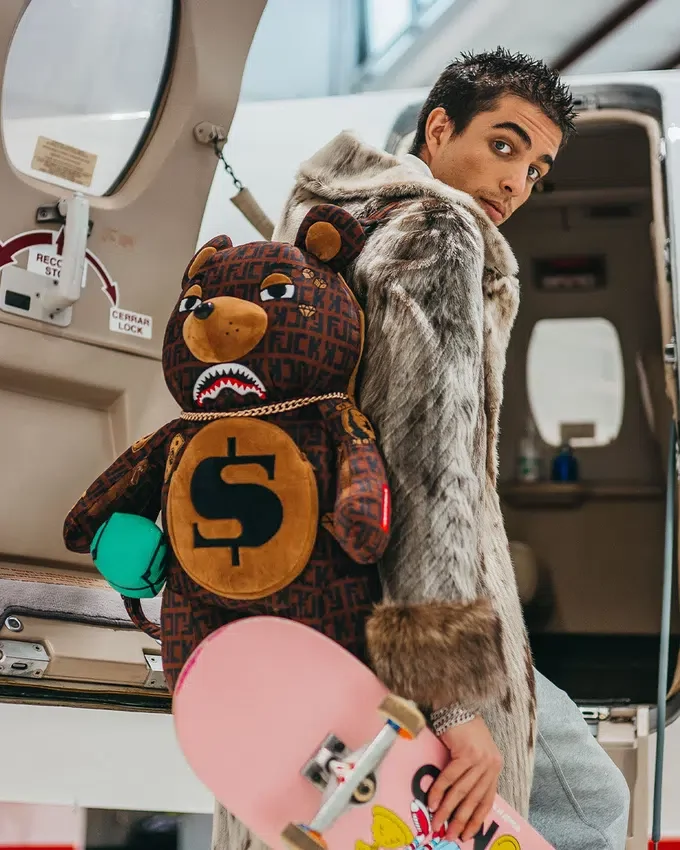 Mochila de osito de peluche «Moneybear» ofendido