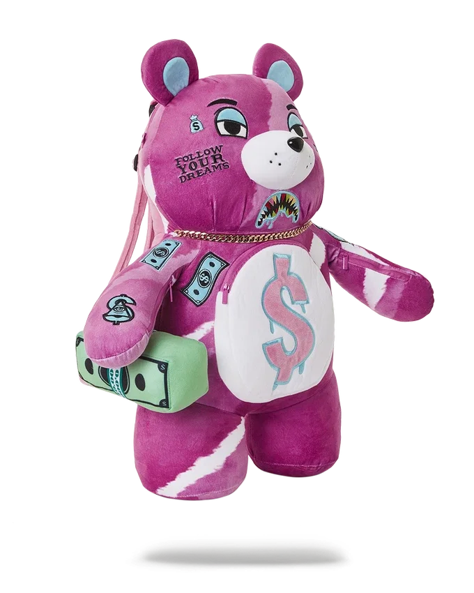 Mochila de osito Pink Punk Moneybear