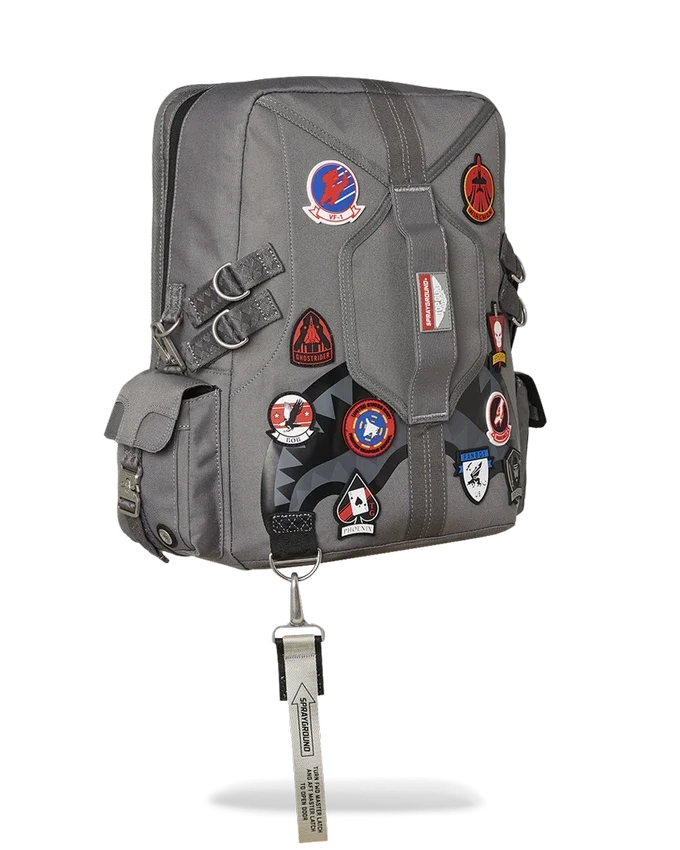 Mochila de piloto de la colaboración oficial con la tripulación de vuelo de Top Gun