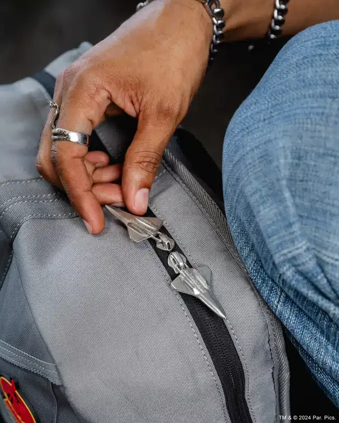 Mochila de piloto de la colaboración oficial con la tripulación de vuelo de Top Gun