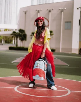 MOCHILA DE SNOOPY «PILOT SHARK DLXSV»