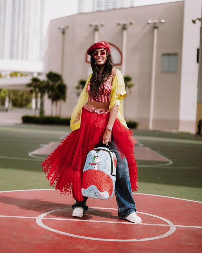 MOCHILA DE SNOOPY «PILOT SHARK DLXSV»