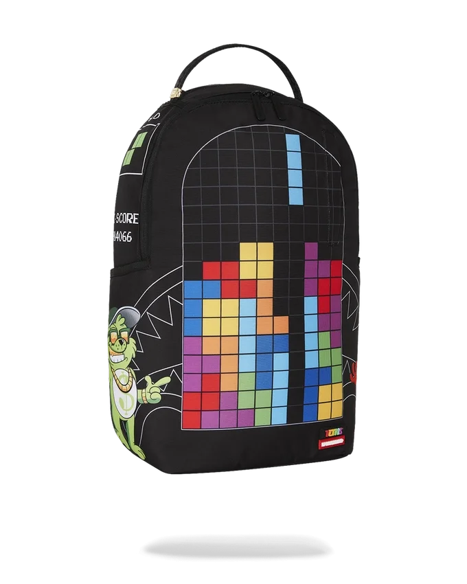 MOCHILA DE TETRIS CON DIABLO Y MONEY BEAR