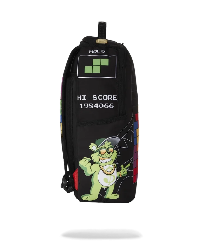 MOCHILA DE TETRIS CON DIABLO Y MONEY BEAR