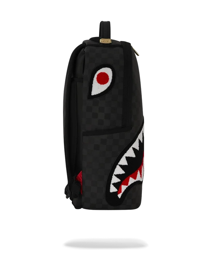 MOCHILA DE TULIPÁN CON TIBURÓN «LIGHTS OUT SHARKS IN PARIS»