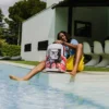 Mochila DLXR de Spongebob con estampado de pared