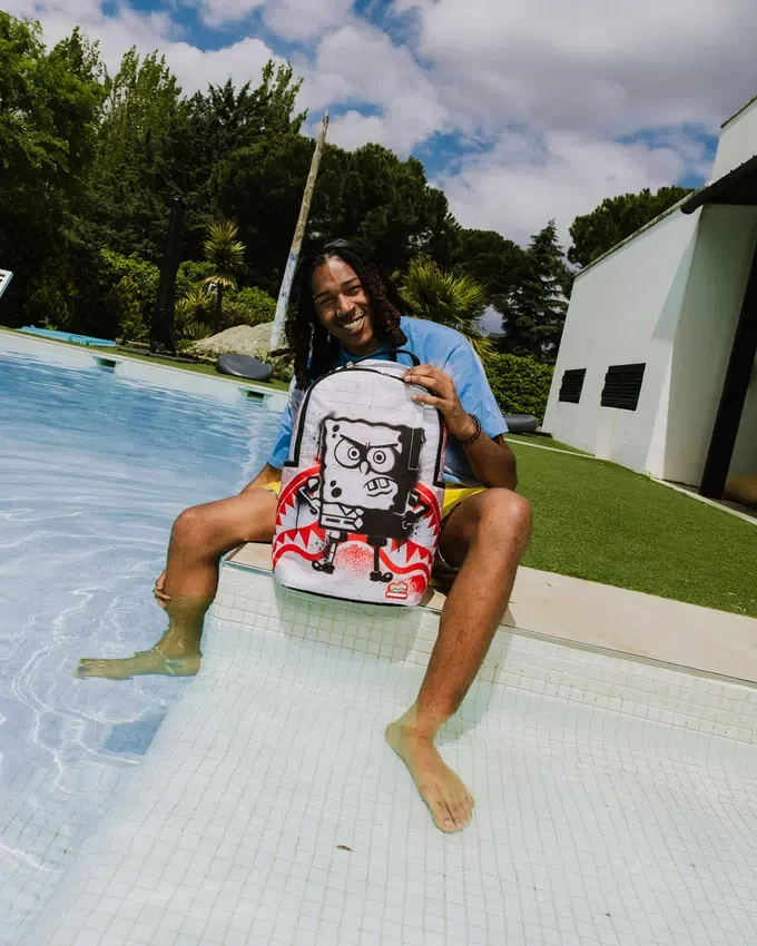 Mochila DLXR de Spongebob con estampado de pared