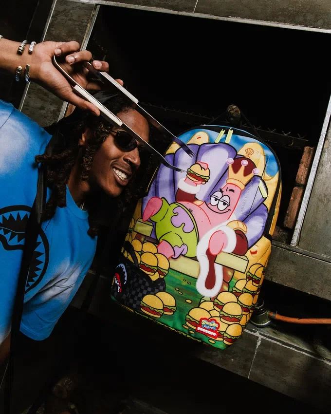 Mochila DLXR de Spongebob: «El Rey Cangrejo y Patricio»