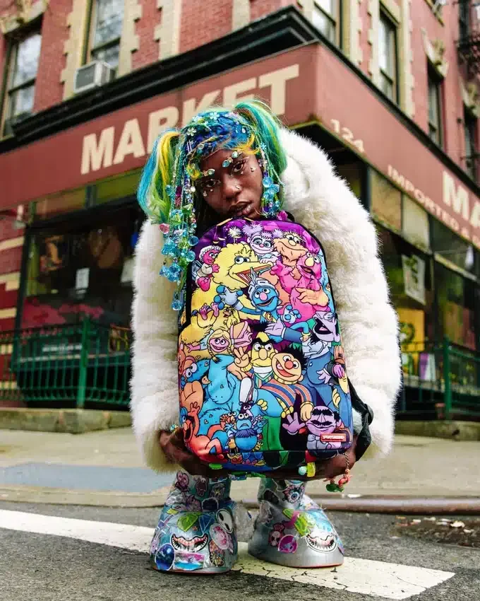 Mochila DLXSR de la familia de Barrio Sésamo