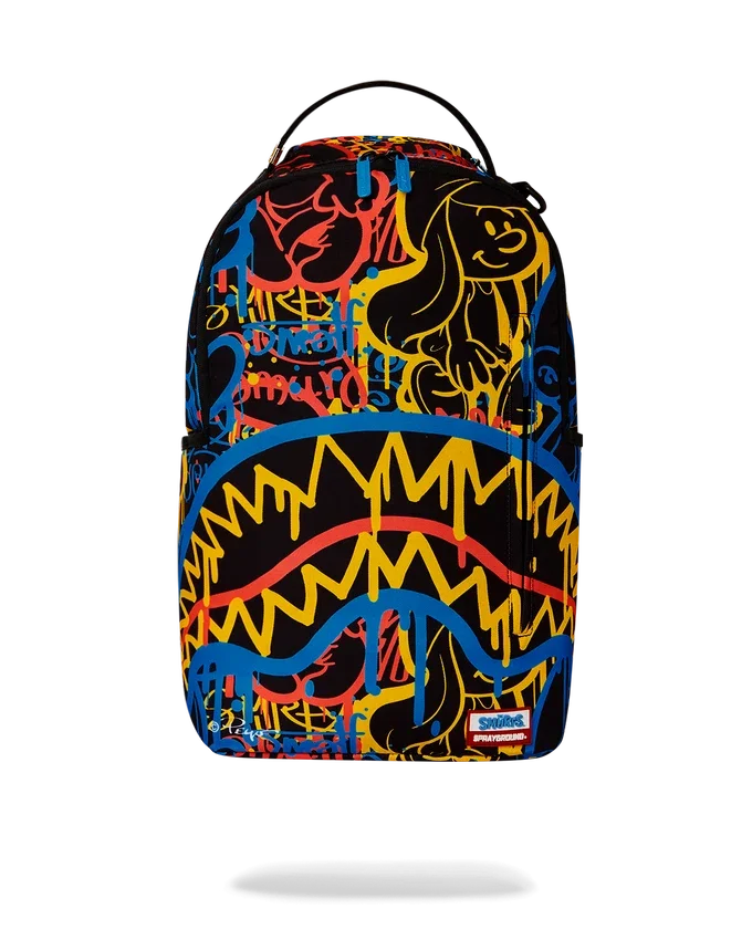 Mochila DLXSR de los Pitufos con efecto neón