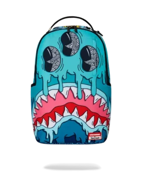 Mochila DRIPS SHARKS de la colaboración con el artista JORGE RODRÍGUEZ