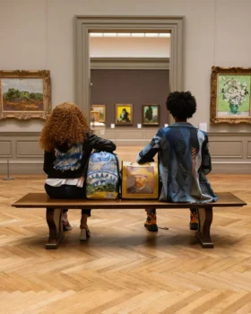 Mochila «EL CAMPO DE TRIGO CON CIPRESES» DE VAN GOGH DE THE MET