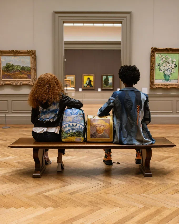 Mochila «EL CAMPO DE TRIGO CON CIPRESES» DE VAN GOGH DE THE MET