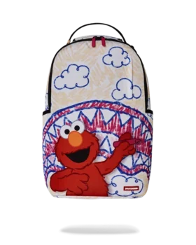 Mochila «EL MUNDO DE ELMO: DIBUJO DEL TIBURÓN»
