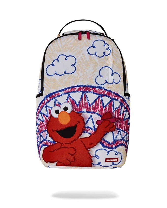 Mochila «EL MUNDO DE ELMO: DIBUJO DEL TIBURÓN»