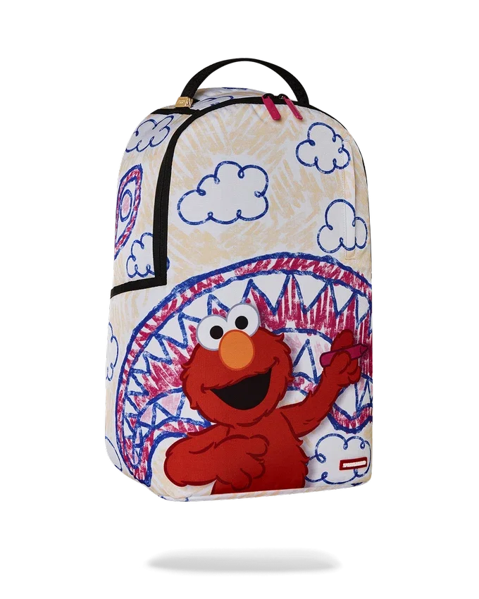 Mochila «EL MUNDO DE ELMO: DIBUJO DEL TIBURÓN»