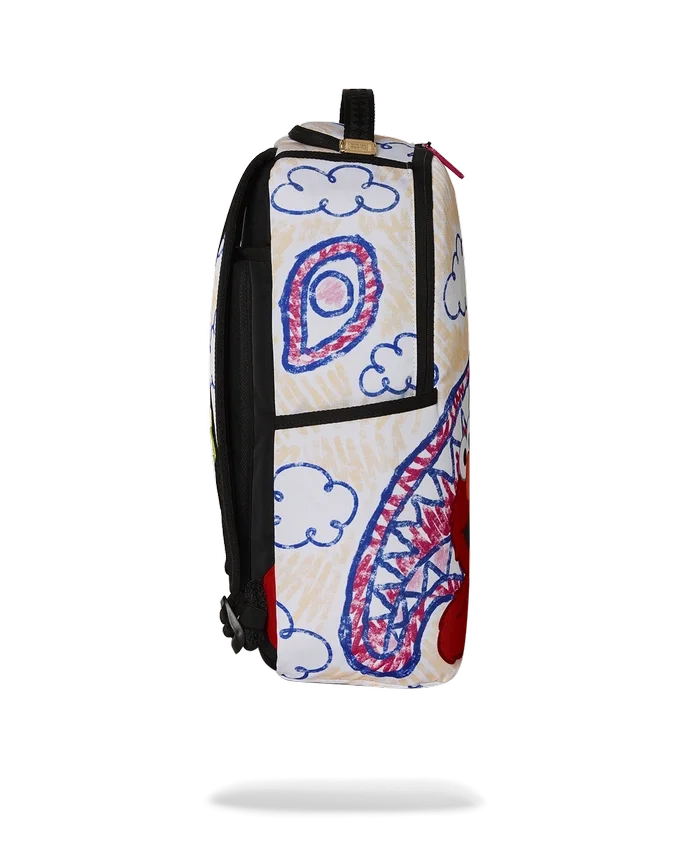 Mochila «EL MUNDO DE ELMO: DIBUJO DEL TIBURÓN»