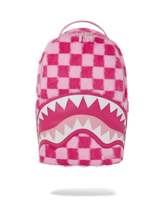 MOCHILA FURZILLA SHARK (CUADROS ROSA)