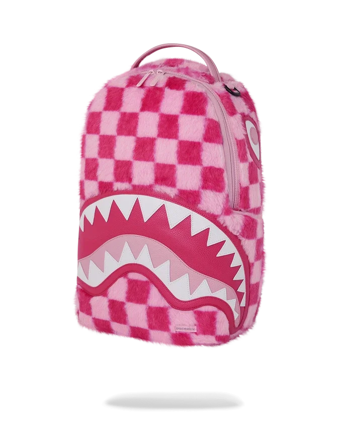MOCHILA FURZILLA SHARK (CUADROS ROSA)