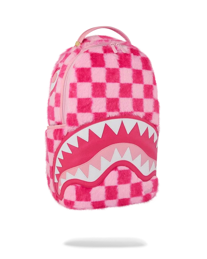 MOCHILA FURZILLA SHARK (CUADROS ROSA)