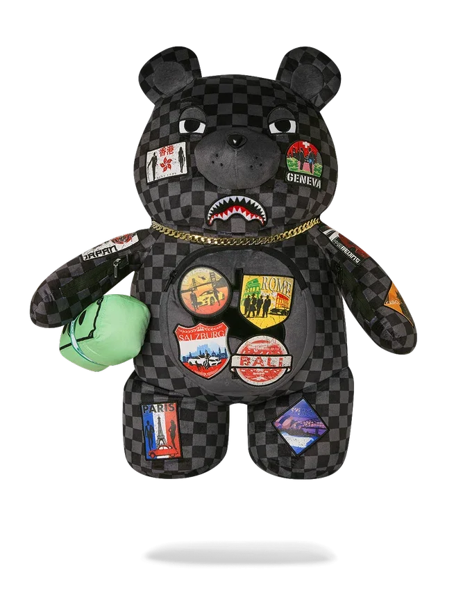 Mochila GLOBAL MOGUL UNLIMITED MILES MONEYBEAR TEDDYBEAR