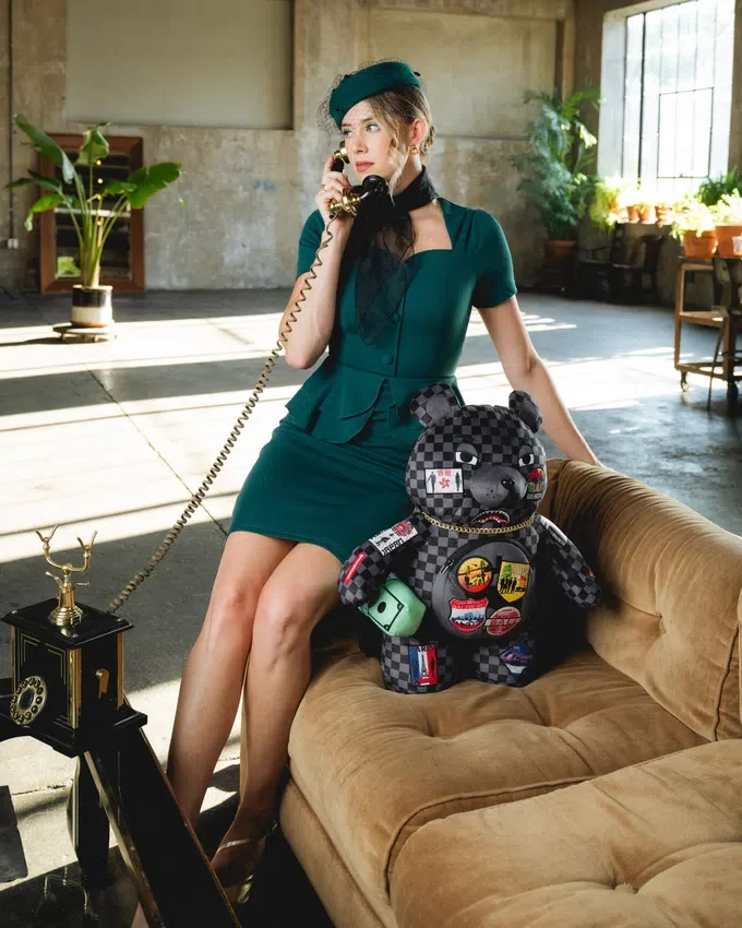 Mochila GLOBAL MOGUL UNLIMITED MILES MONEYBEAR TEDDYBEAR
