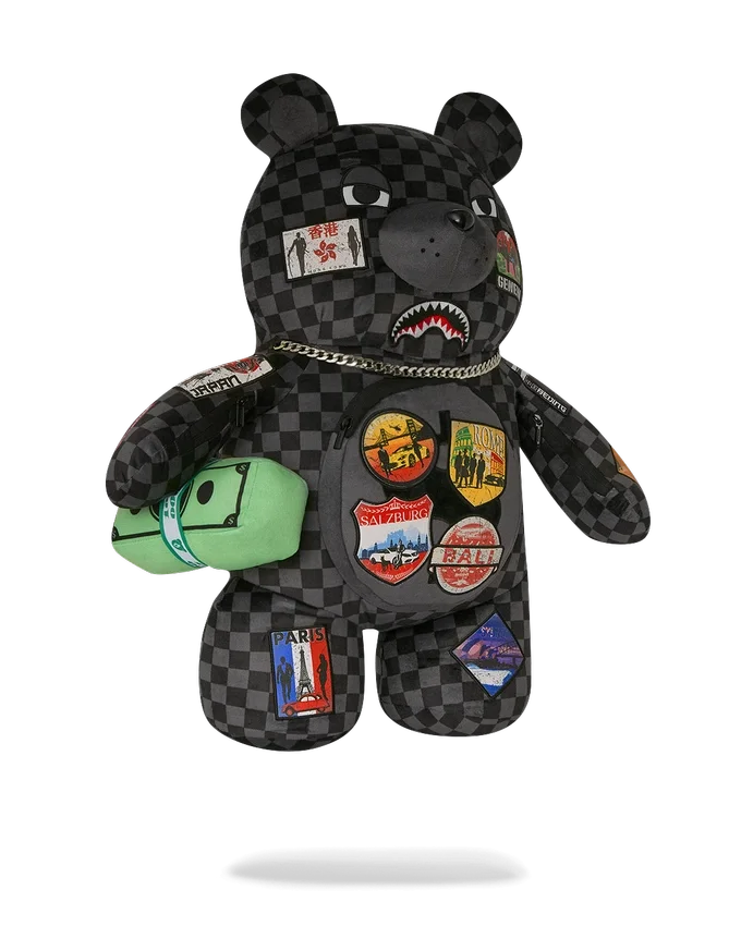 Mochila GLOBAL MOGUL UNLIMITED MILES MONEYBEAR TEDDYBEAR
