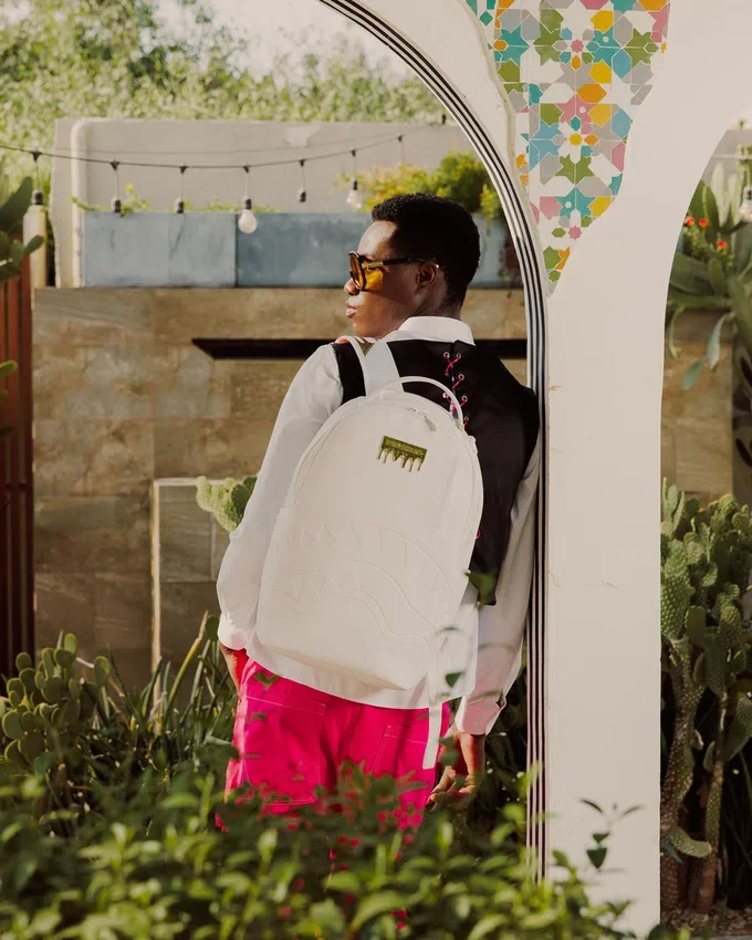 Mochila GOLD BRICK LUXE BLANCA