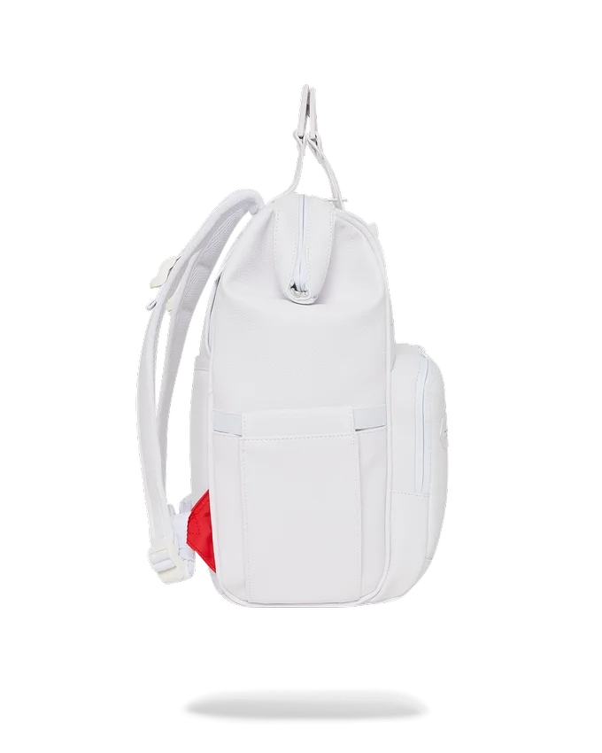 Mochila HEAVY METAL SHARK WHITE OUT BIZ CON APERTURA SUPERIOR