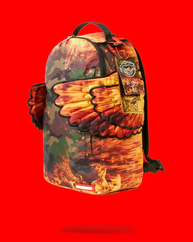 MOCHILA LIL TJAY FALLIN ANGEL DE 4 WINGS