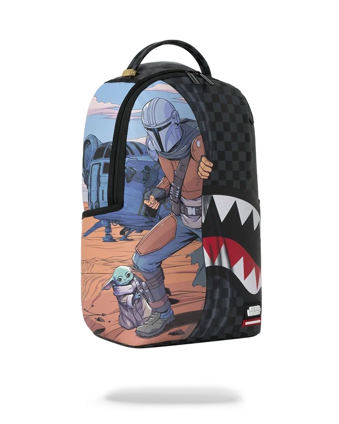 Mochila «Mando Grogu: ¡Vamos a la nave!» de Star Wars