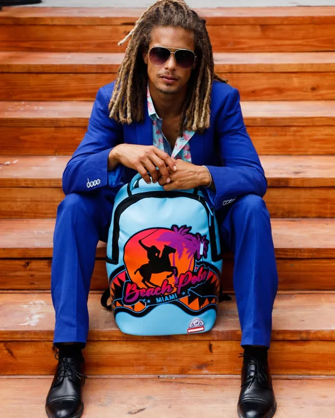 Mochila MIAMI BEACH POLO COLLAB (DLXV-SKY)