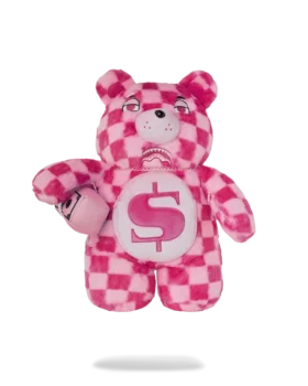 Mochila Moneybear Furzilla Shark (Cuadros Rosa)