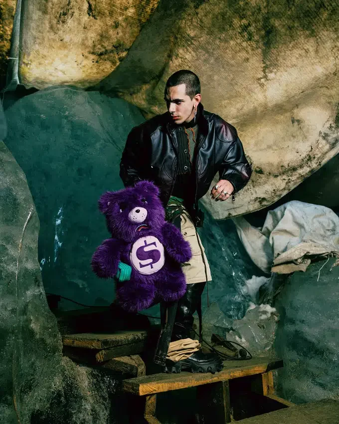 Mochila Moneybear Furzilla Shark (Púrpura)