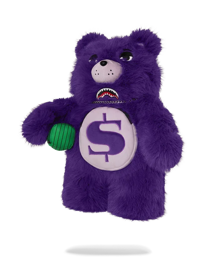 Mochila Moneybear Furzilla Shark (Púrpura)