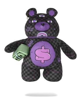 MOCHILA MONEYBEAR TIBURÓN DE SLIME MORADO